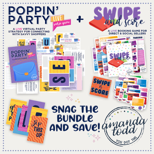 POPPIN' PARTY LIVE- Purse Game + SWIPE & SCORE Bundle