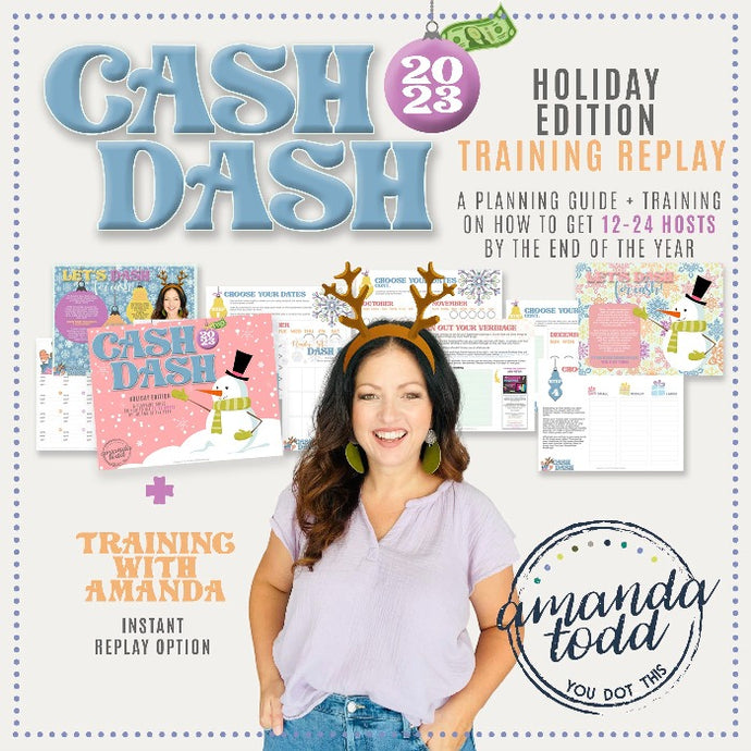 CASH DASH LIVE Training REPLAY