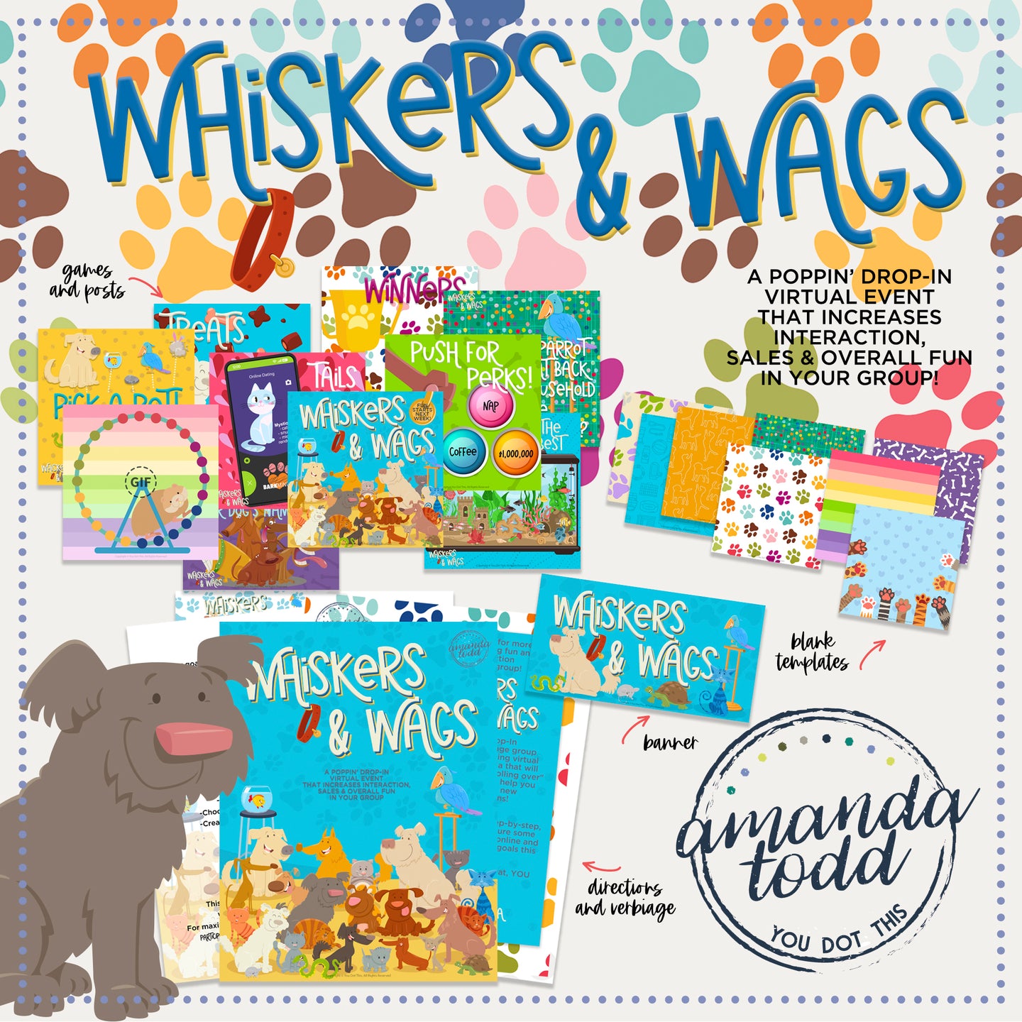 WHISKERS & WAGS POPPIN' DROP-IN