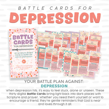 BATTLE CARDS- DEPRESSION