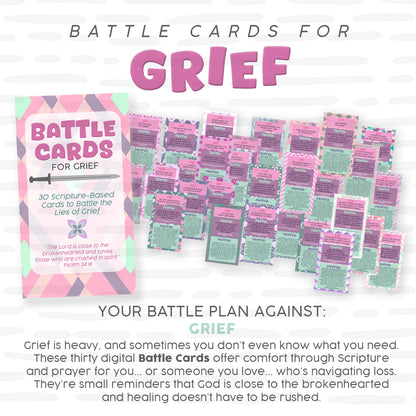 BATTLE CARDS- GRIEF {Digital Download}