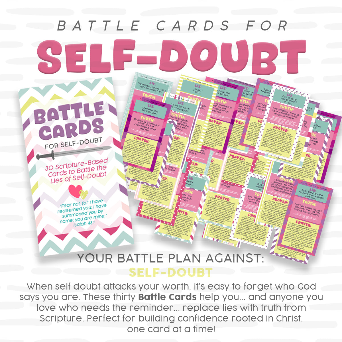BATTLE CARDS- SELF-DOUBT {Digital Download}
