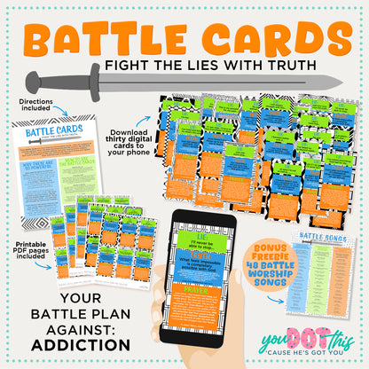 BATTLE CARDS- ADDICTION {Digital Download}