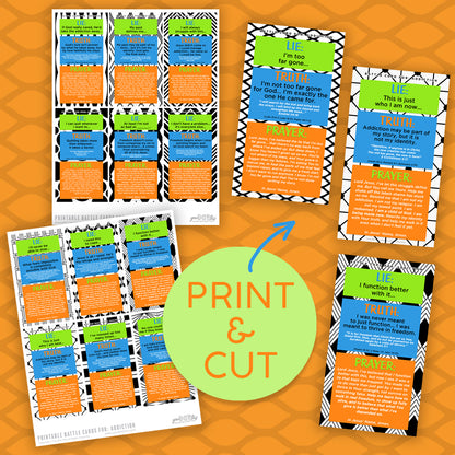 BATTLE CARDS- ADDICTION {Digital Download}