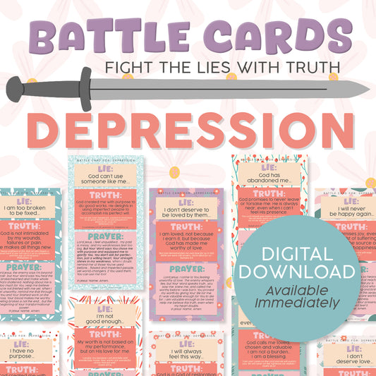 BATTLE CARDS- DEPRESSION
