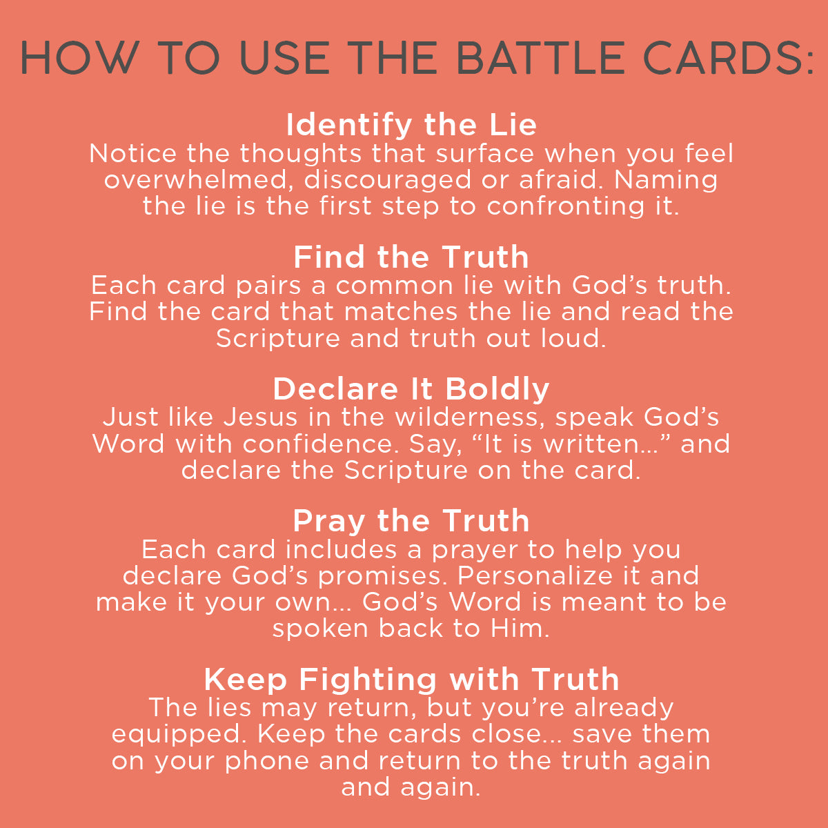 BATTLE CARDS- FEAR & ANXIETY {Digital Download}