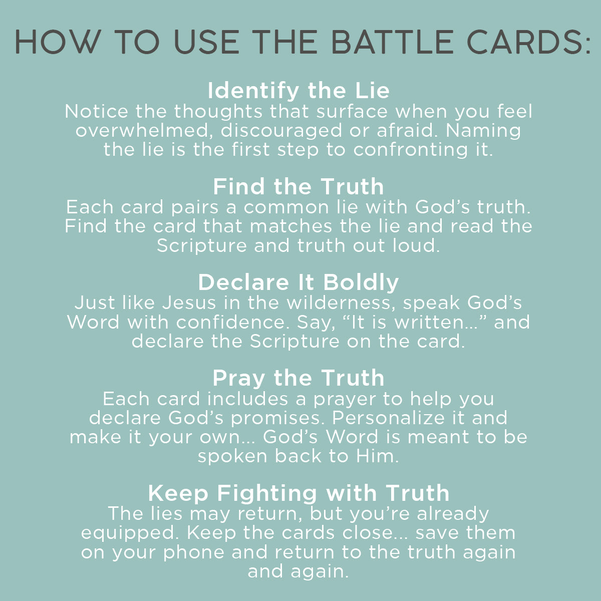BATTLE CARDS- AFTER ABORTION {Digital Download}