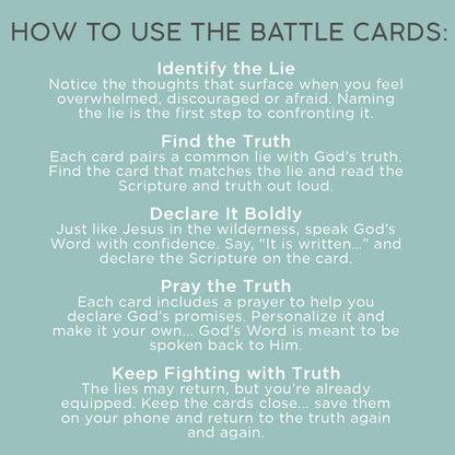 BATTLE CARDS- AFTER ABORTION {Digital Download}