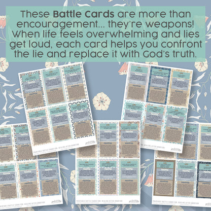 BATTLE CARDS- AFTER ABORTION {Digital Download}