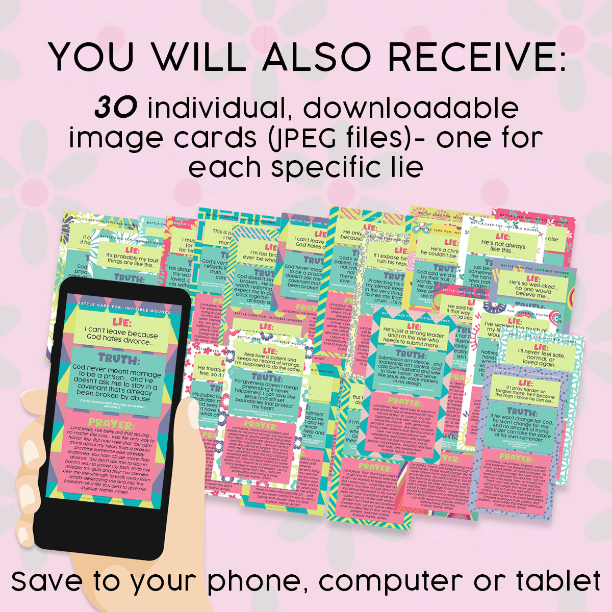 BATTLE CARDS- INVISIBLE WOUNDS {Digital Download}