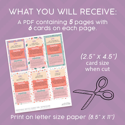 BATTLE CARDS- DEPRESSION