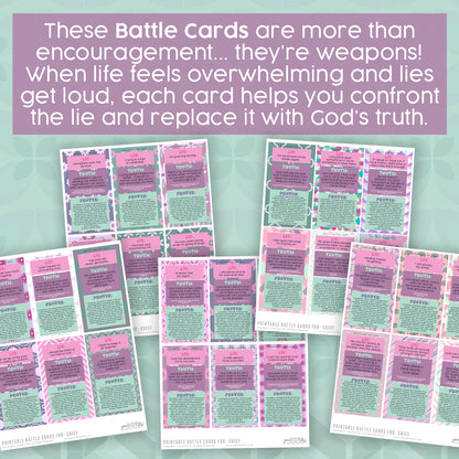 BATTLE CARDS- GRIEF {Digital Download}