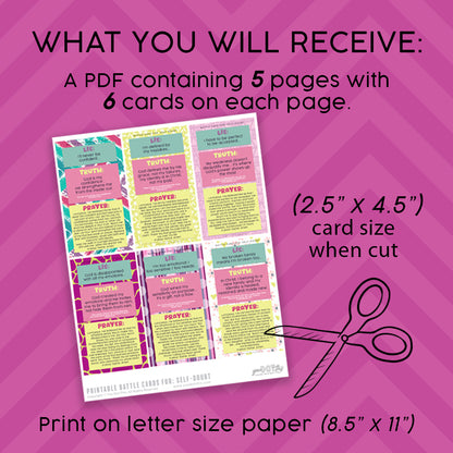 BATTLE CARDS- SELF-DOUBT {Digital Download}