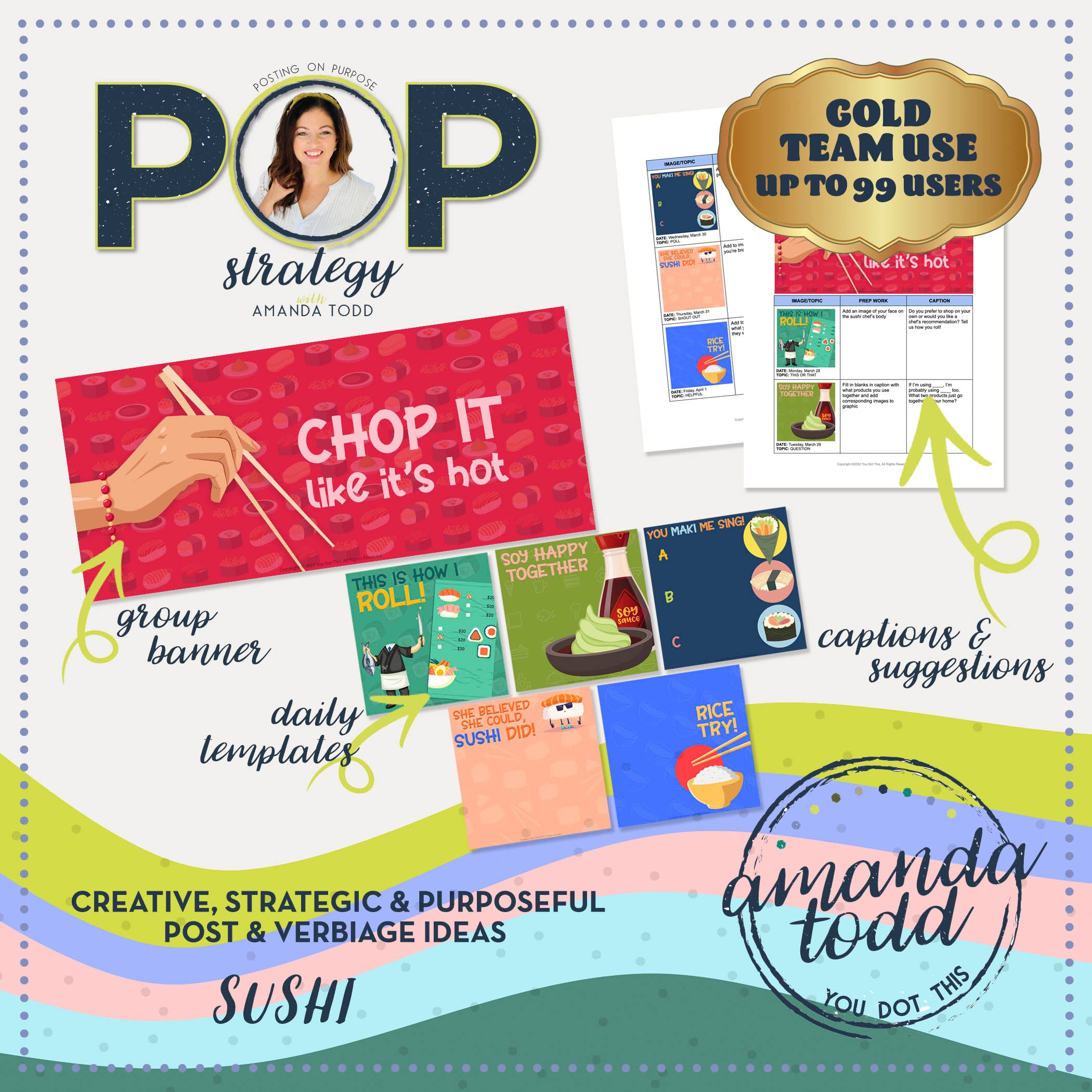 POP STRATEGY PACK - SUSHI