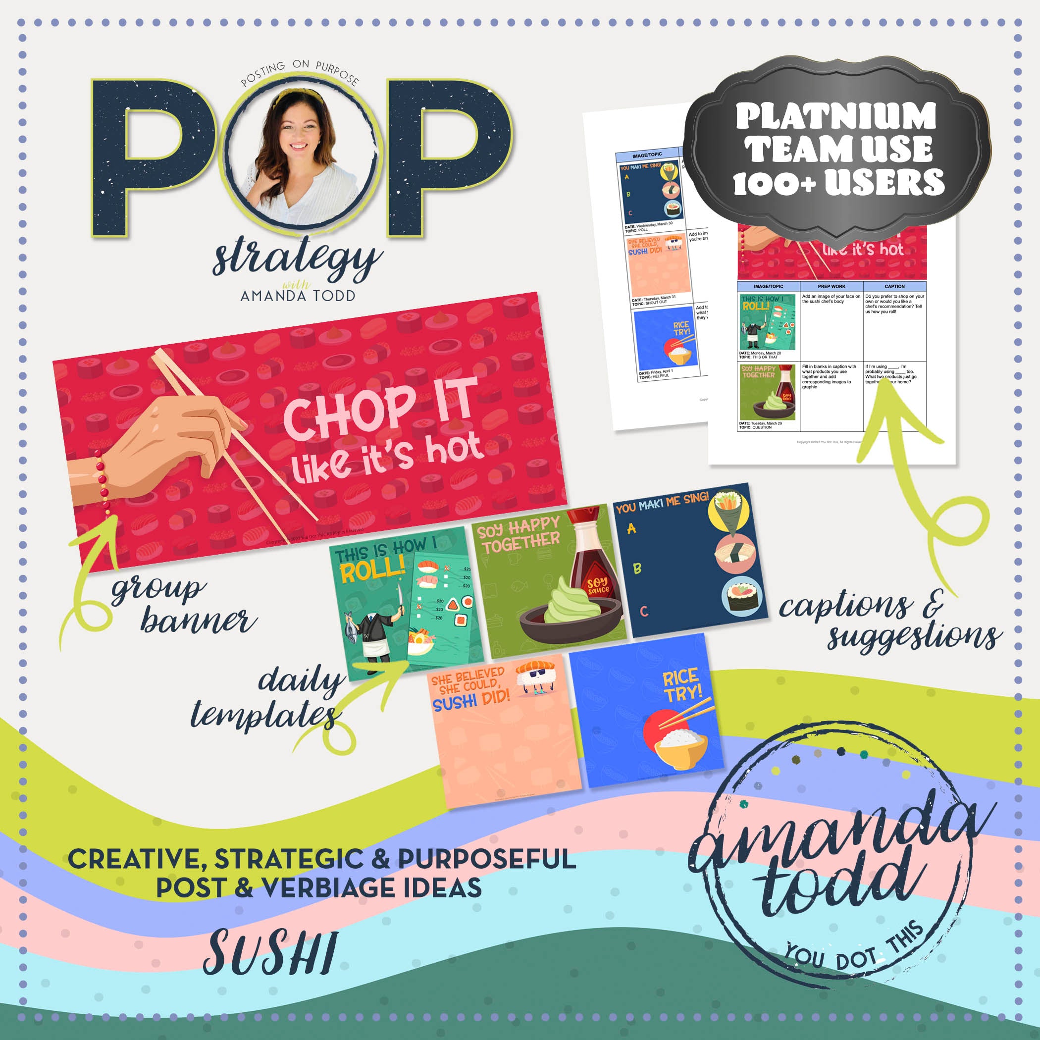 POP STRATEGY PACK - SUSHI