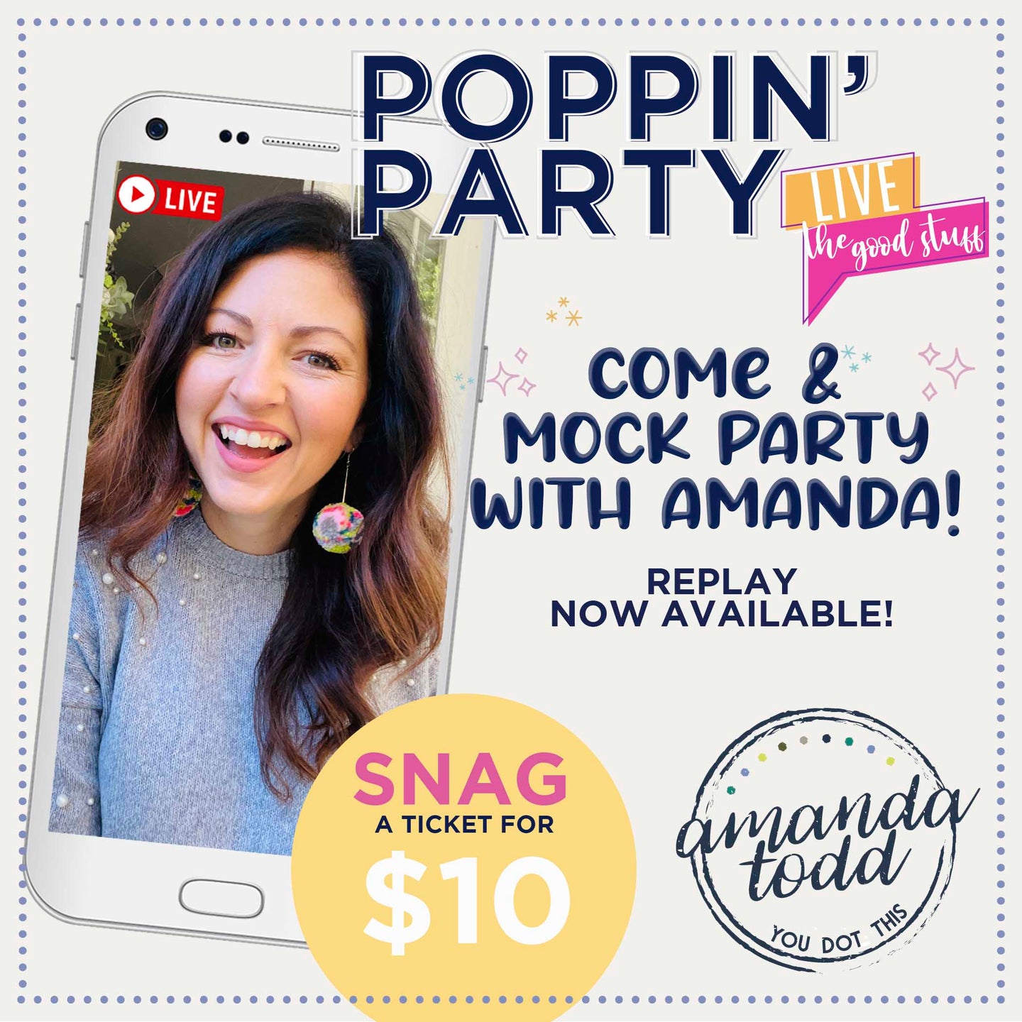 MOCK POPPIN' PARTY LIVE- REPLAY!